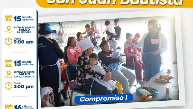 Prevención y reducción de anemia San Juan Bautista