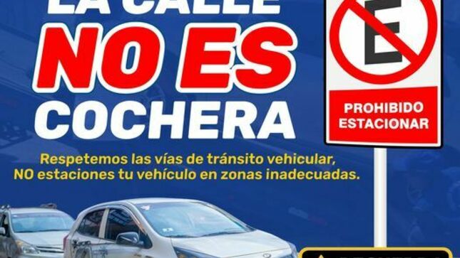 La calle no es cochera