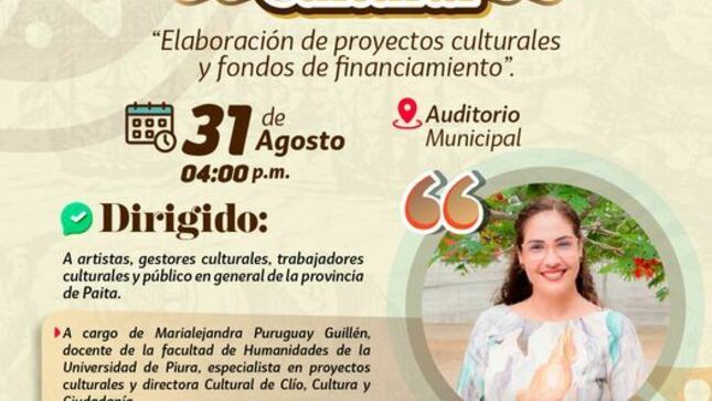Elaboración de proyectos culturales y fondos de financiamiento