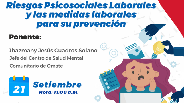 Riesgos Psicosociales Laborales y las medidas laborales para su prevención.