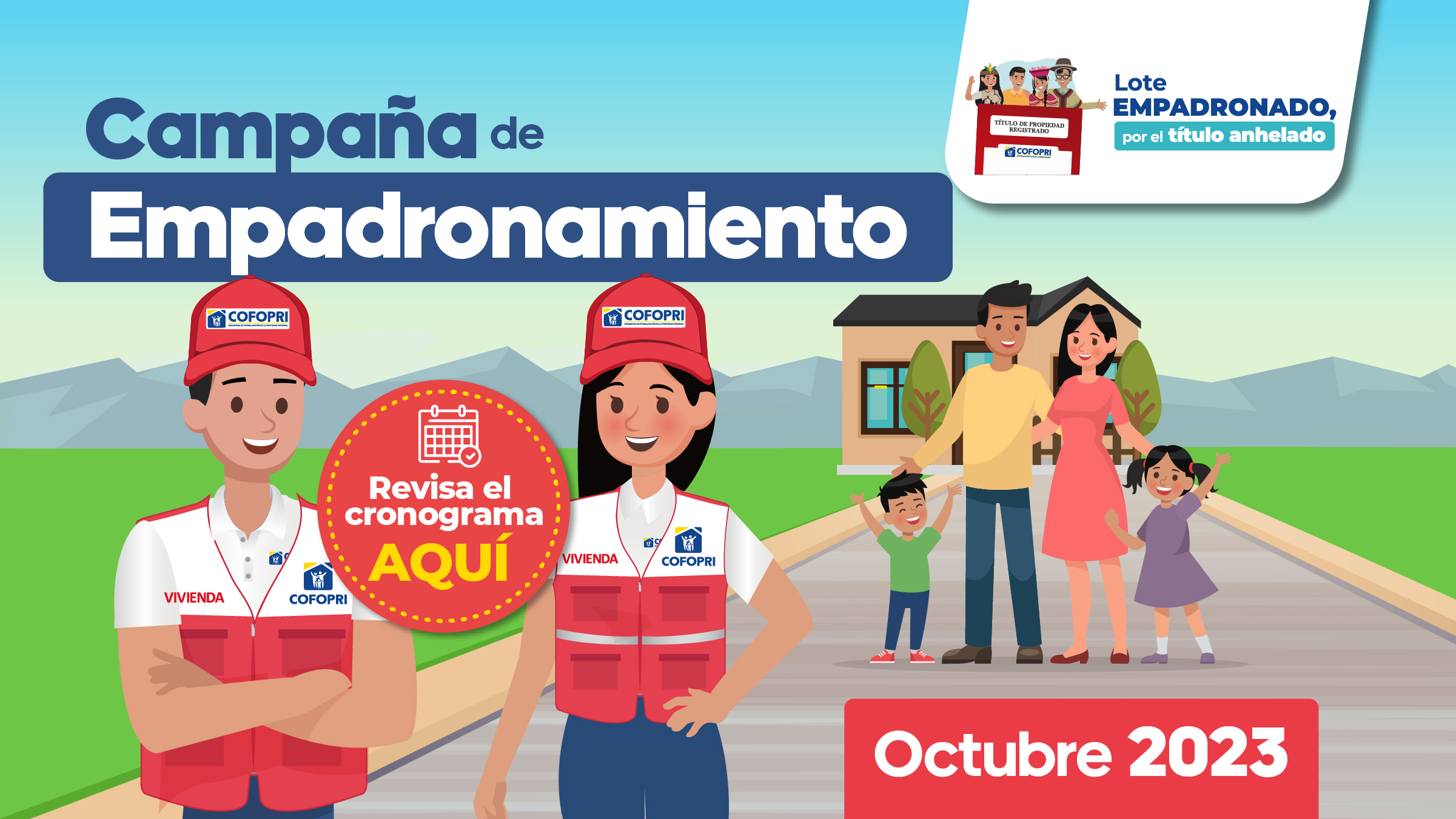 Campaña de empadronamiento de octubre 2023