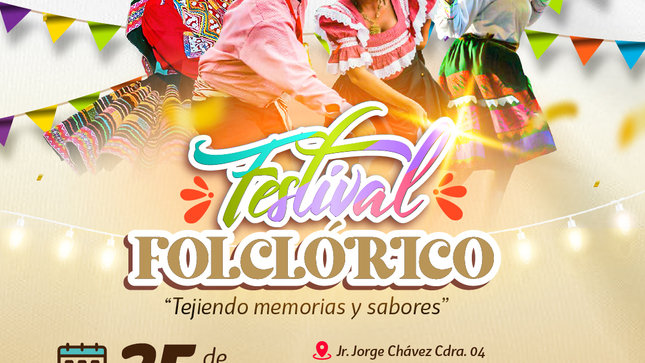 El festival folclórico “Tejiendo Memorias y Sabores”