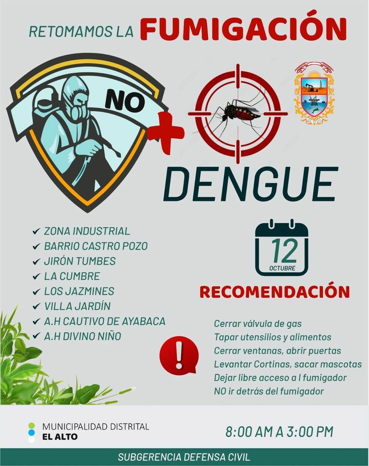 CRONOGRAMA DE FUMIGACIÓN