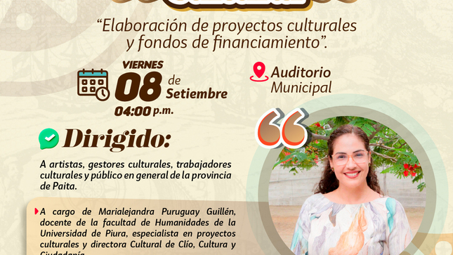 Invitación a capacitación cultural