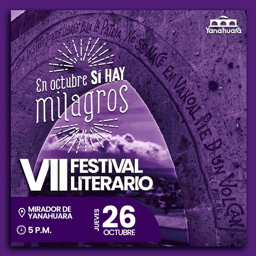 Festival Literario "En Octubre Si hay milagros"