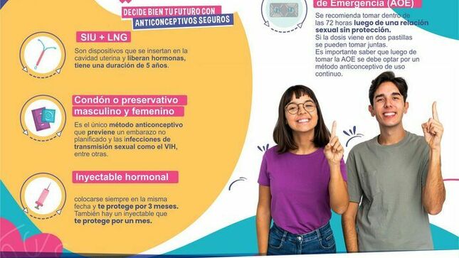 👉Del 19 al 26 de septiembre del 2023, se conmemora “La Semana de la Planificación Familiar y la Prevención del Embarazo Adolescente”, en ese contexto, la Red de Salud Dos de Mayo que lidera la directora Lic. Enf. Liz Jovanna Laurencio Paucar, a través de la estrategia sanitaria de Salud Sexual y Reproductiva, Planificación Familiar, realizará distintas actividades como: ferias informativas, sesiones educativas, pasacalle de sensibilización y entre otros, a nivel de los diferentes establecimientos de salud de las provincias de Dos de Mayo y Lauricocha.
 👉EL ACCESO A LOS MÉTODOS ANTICONCEPTIVOS ES GRATUITO, SU USO PROMUEVEN LOS DERECHOS SEXUALES Y REPRODUCTIVOS.👩‍❤️‍👨