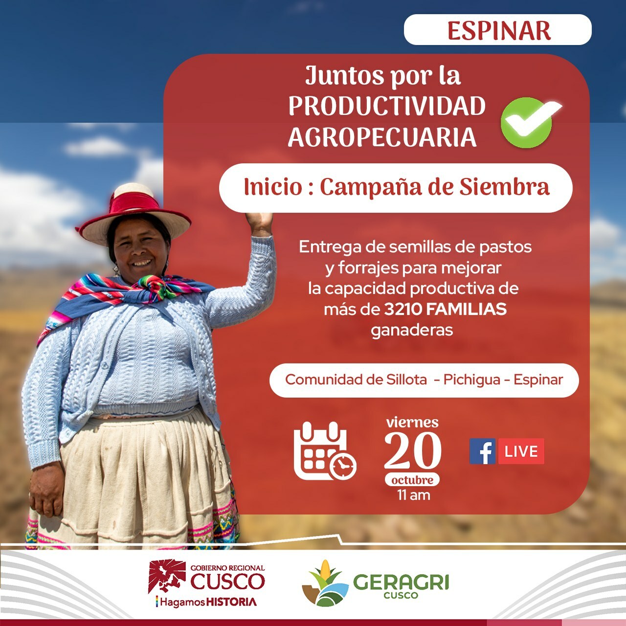 Campaña de Siembra Proyectos Pastos Andinos