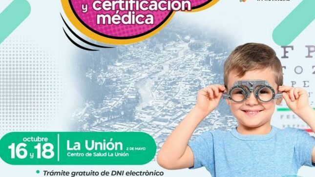Campaña de salud visual para los escolares de Dos de Mayo y Lauricocha