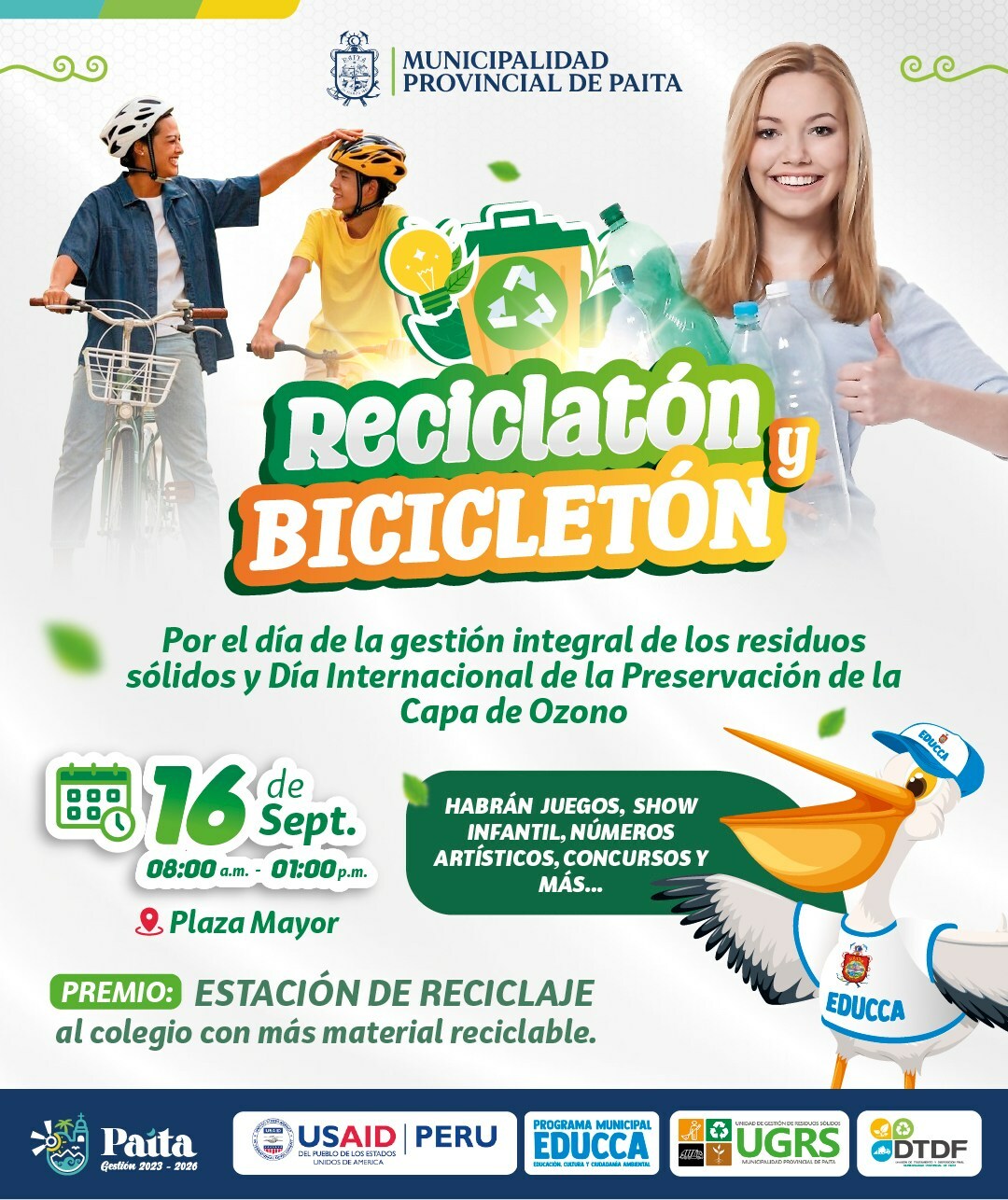 Gran reciclatón y bicicletón