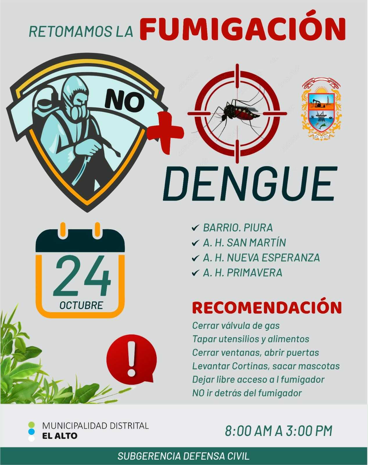 CRONOGRAMA DE FUMIGACIÓN