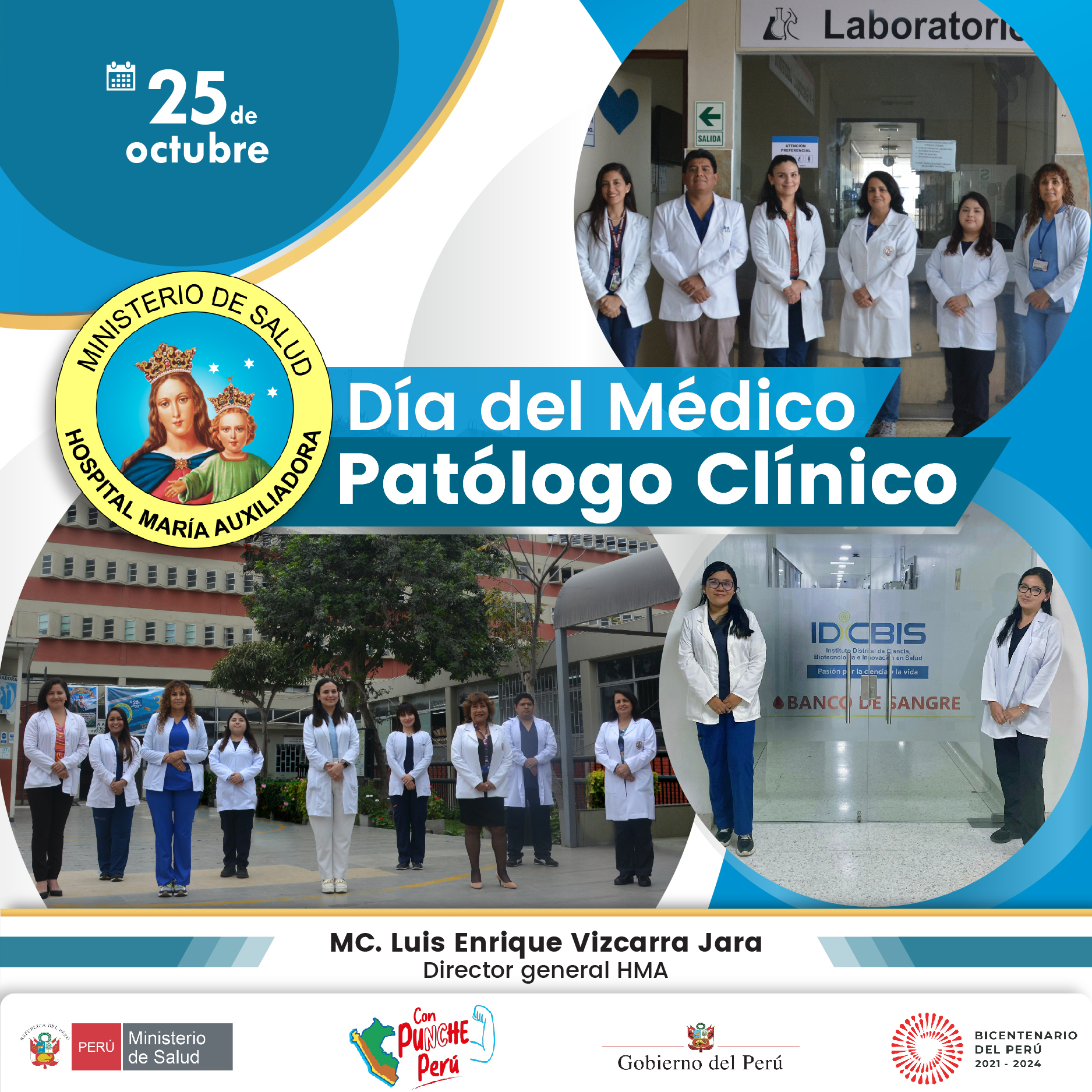 ¡Feliz Día del Médico Patólogo Clínico Peruano!