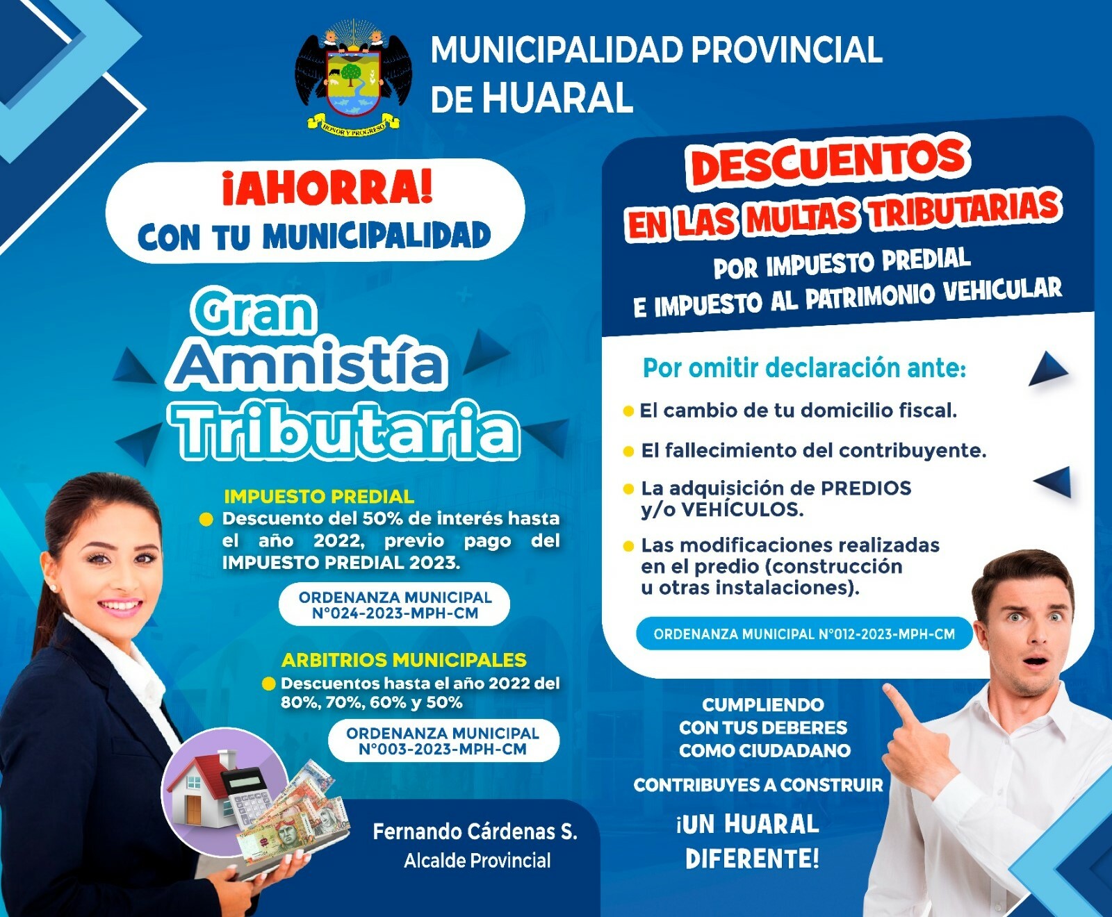 ¡Aprovecha la Gran amnistía Tributaria!