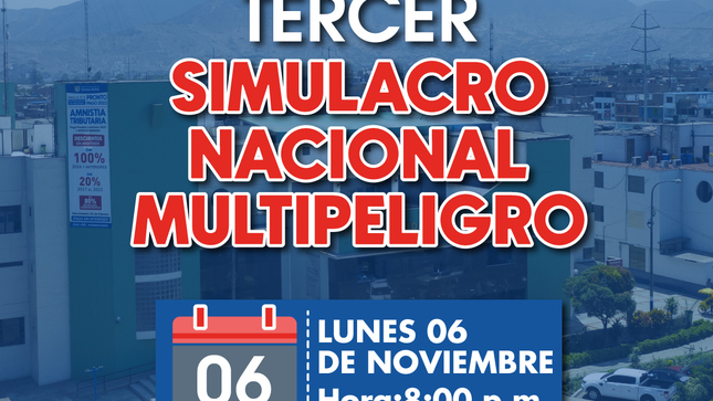 🚨🚨Tercer Simulacro Multipeligro 2