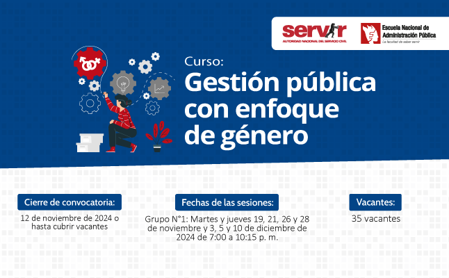 Curso: Gestión Pública con enfoque de género