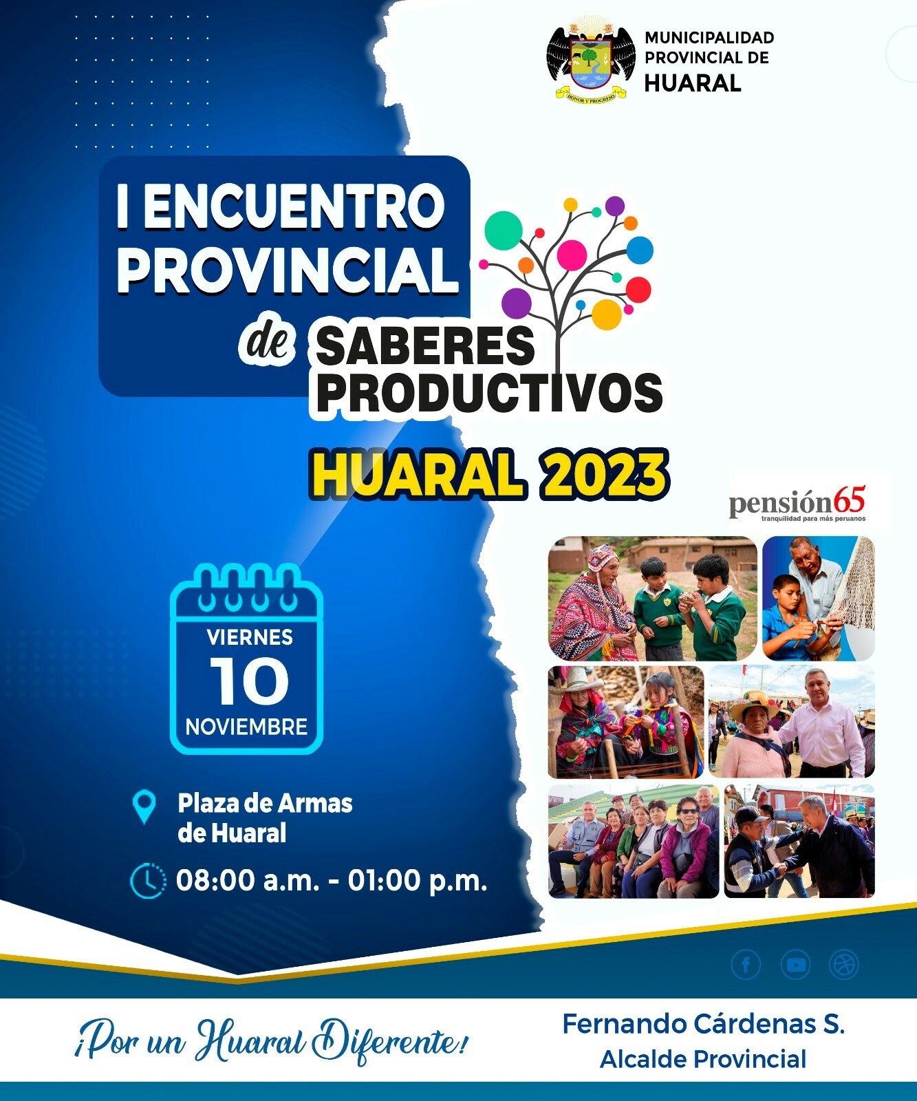 Participa del "I Encuentro Provincial de Saberes Productivos Huaral 2023"