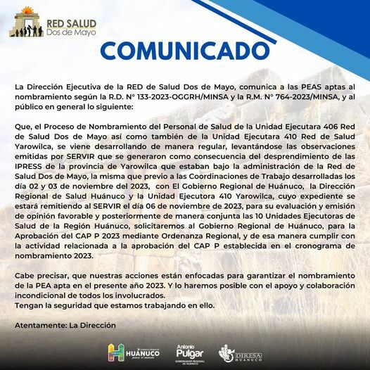 Comunicado