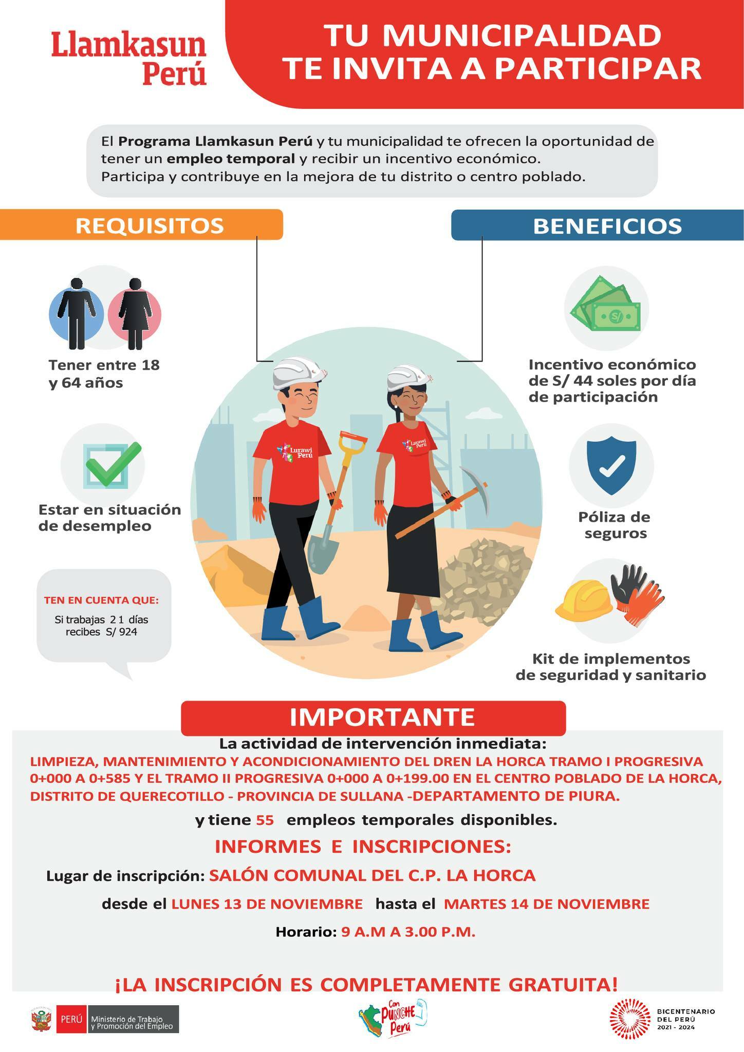 Oportunidad de Trabajo