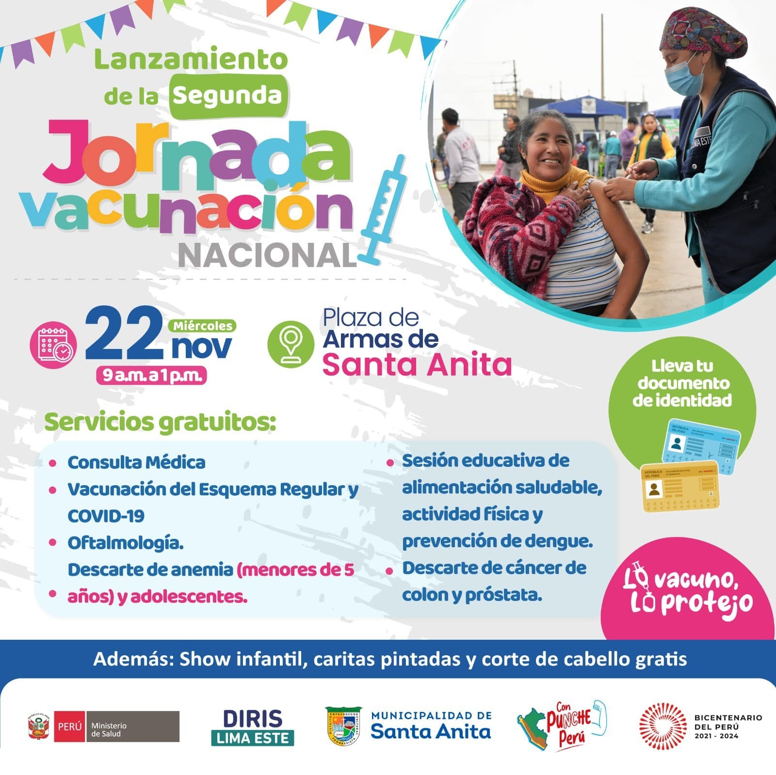 Lanzamiento de la Segunda Jornada Vacunación Nacional