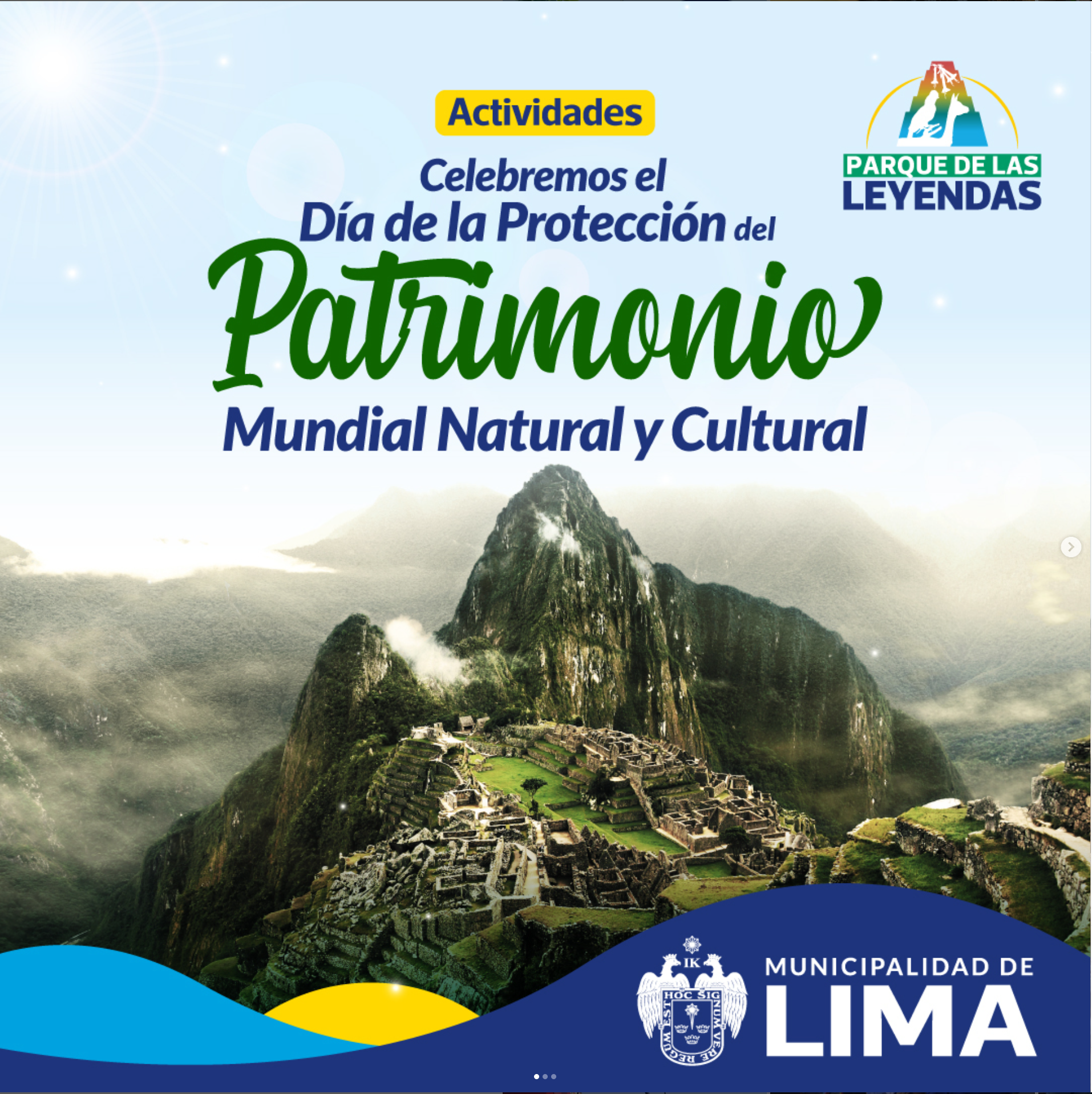 Día de la Protección del Patrimonio Mundial Natural y Cultural.