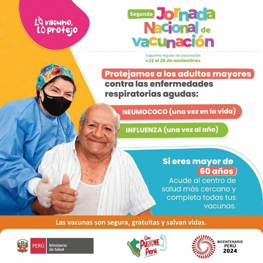 Segunda Jornada Nacional de Vacunación contra la Covid - 19 y Esquema Regular