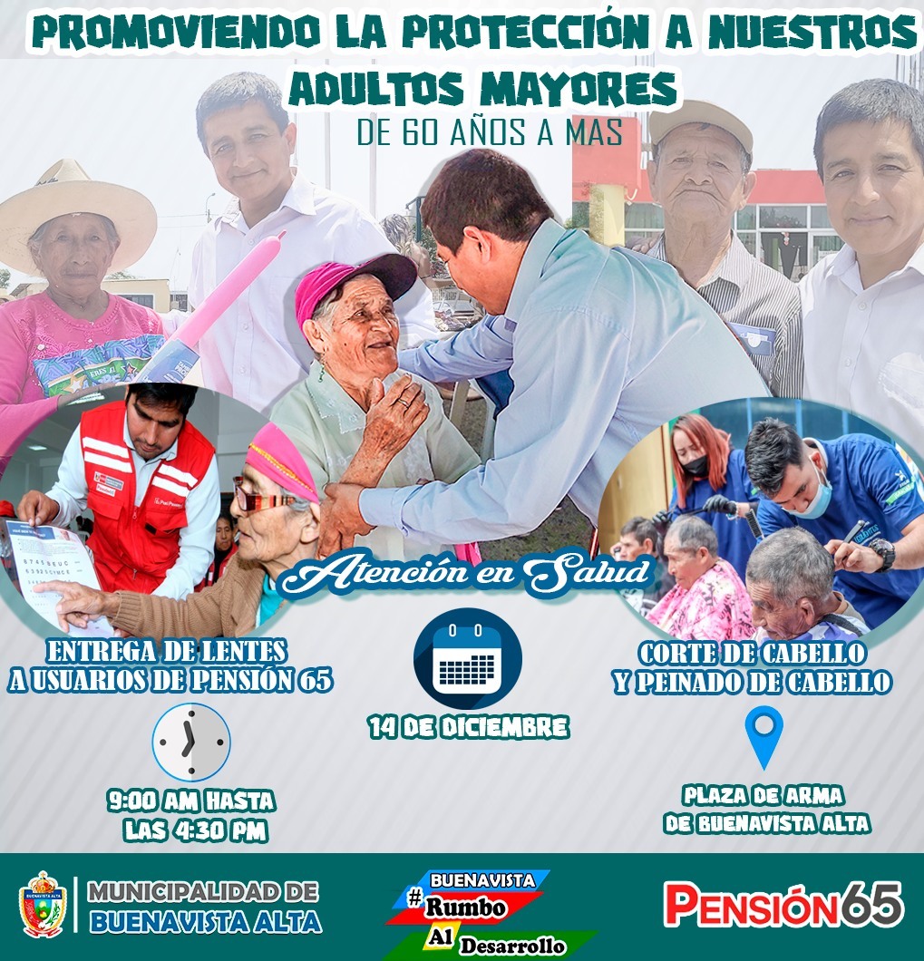 CAMPAÑA DE SALUD PARA LOS ADULTOS MAYORES DE BUENAVISTA ALTA