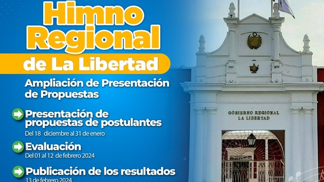 Bases del concurso a la composición musical del “Himno a la Región La Libertad"