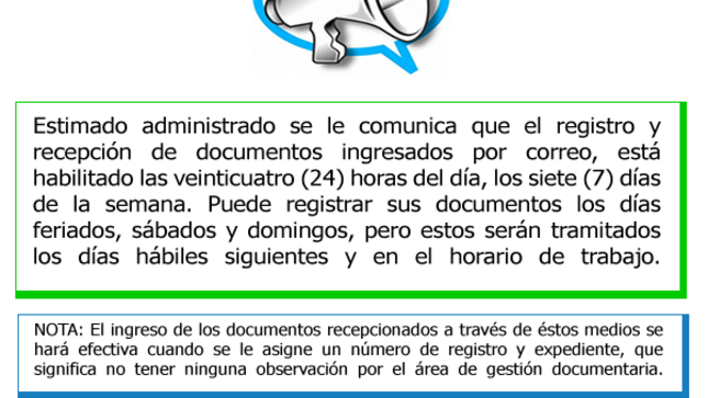 Comunicado sobre nuestra Mesa de Partes Virtual