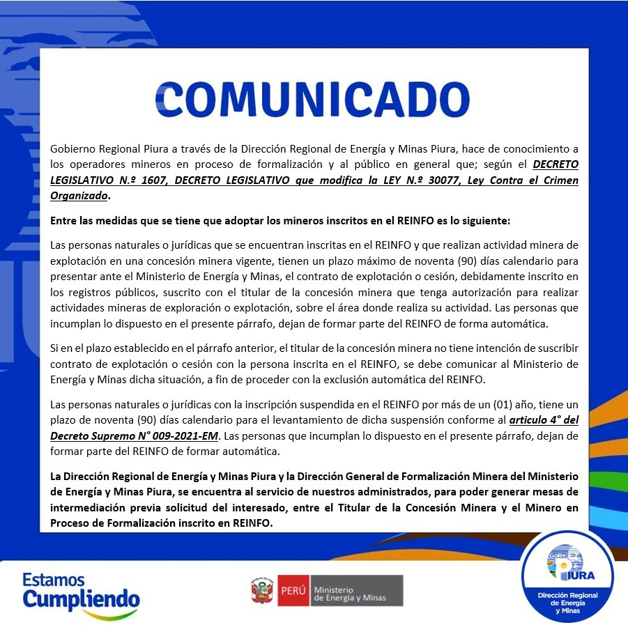 Comunicado