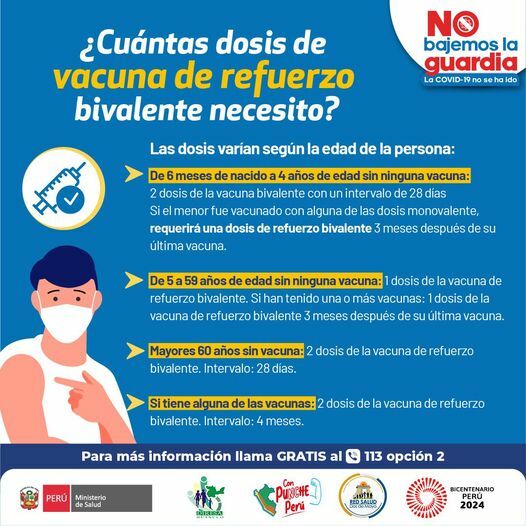 ¿Cuántas dosis de vacuna de refuerzo bivalente necesito?