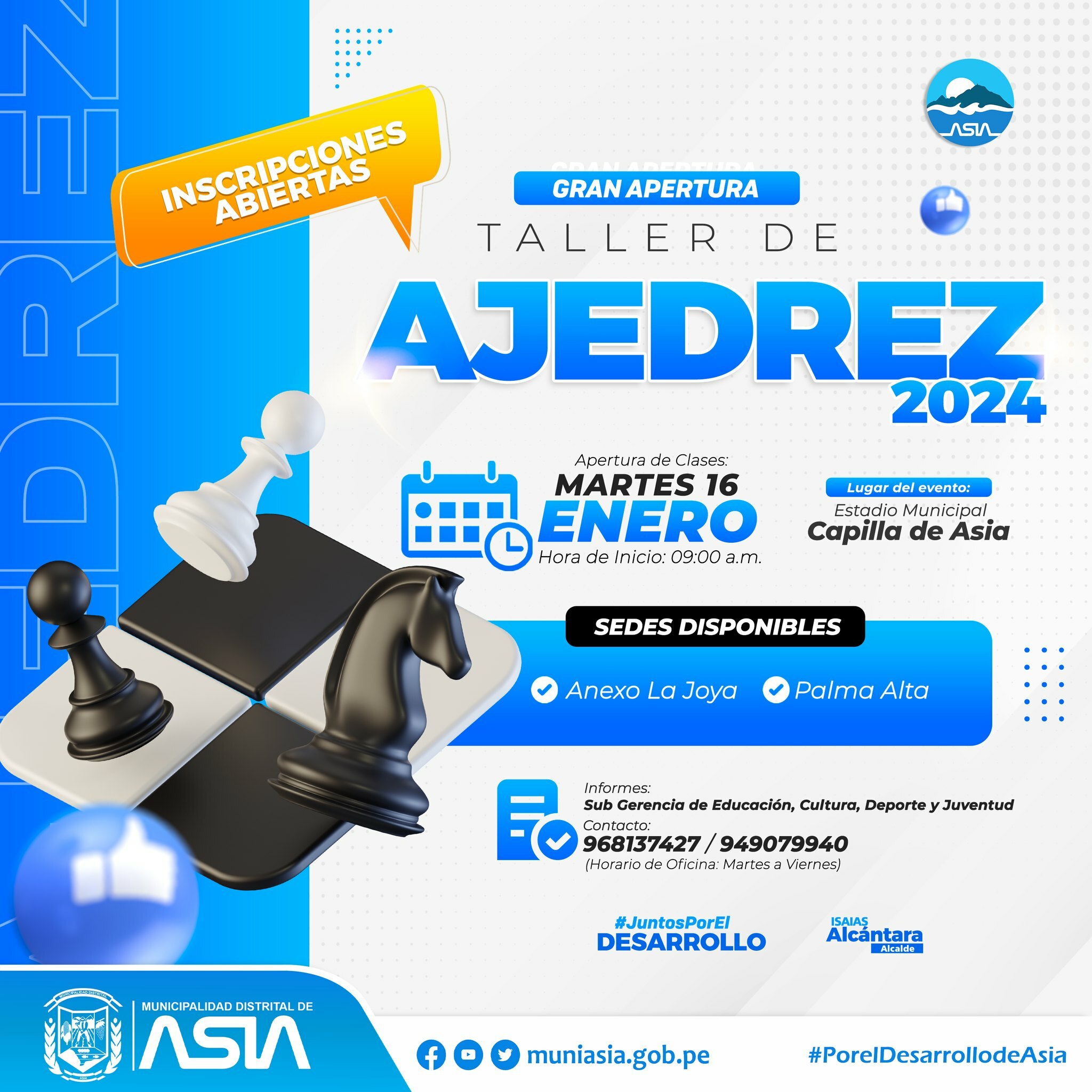 Talleres de verano de Asia 2024 "Ajedrez "