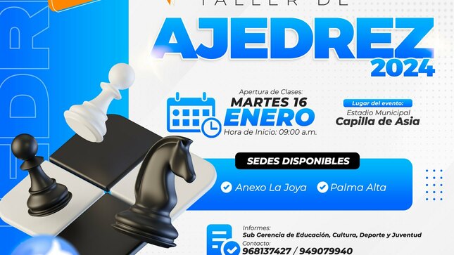 Talleres de verano de Asia 2024 "Ajedrez "