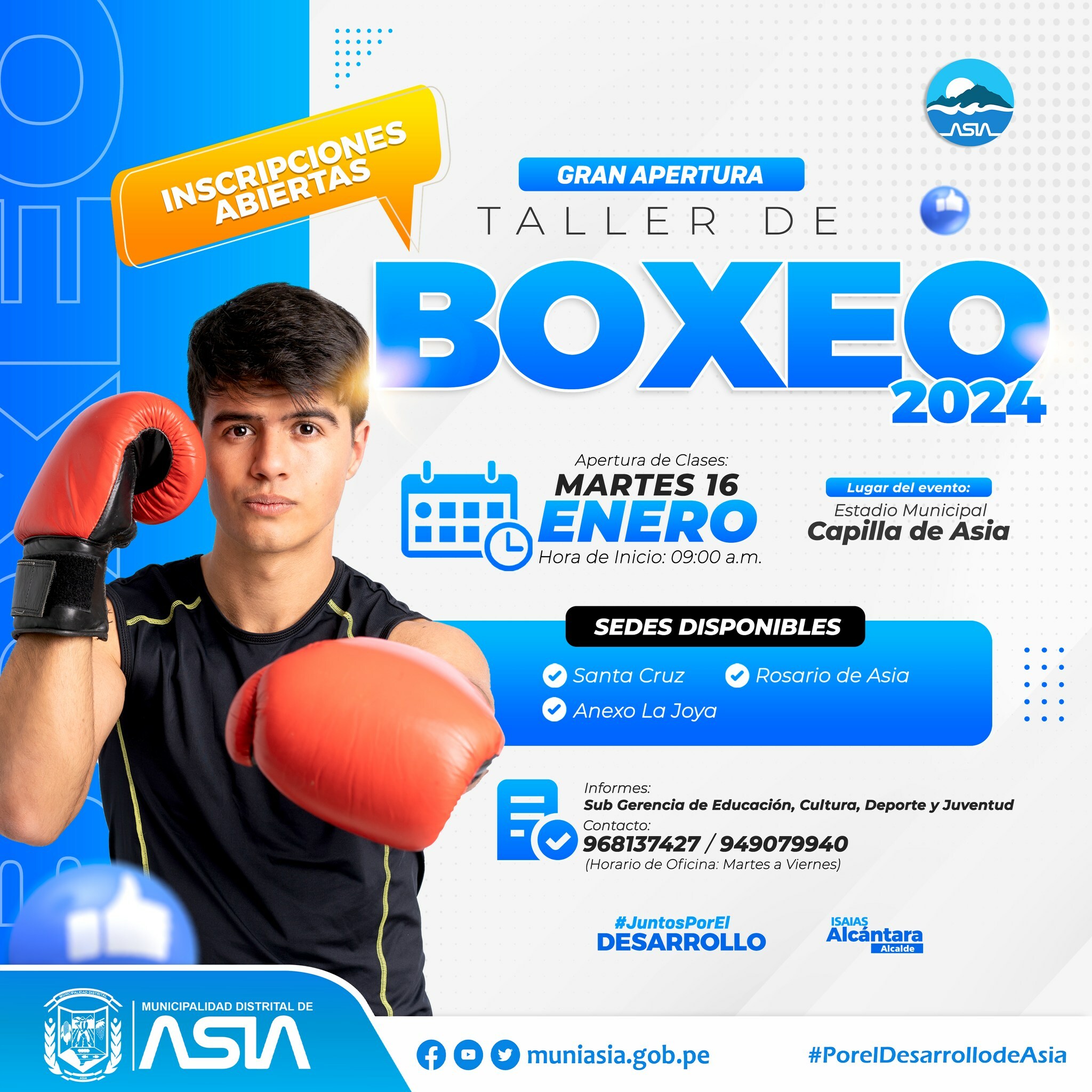 Talleres de verano Asia 2024 "Boxeo"