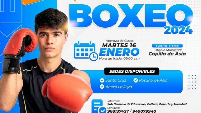 Talleres de verano Asia 2024 "Boxeo"