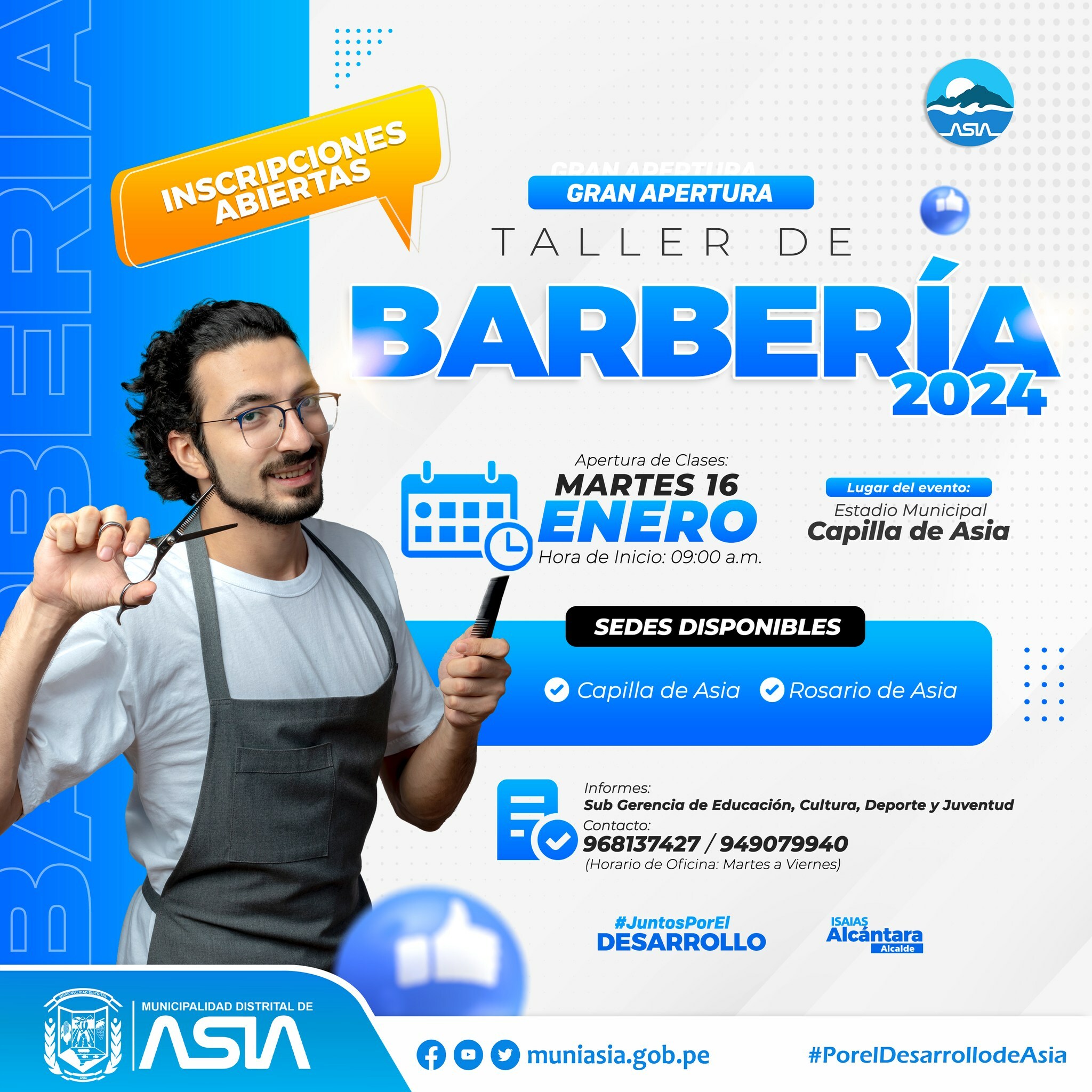 Talleres de verano Asia 2024 "Barberia"