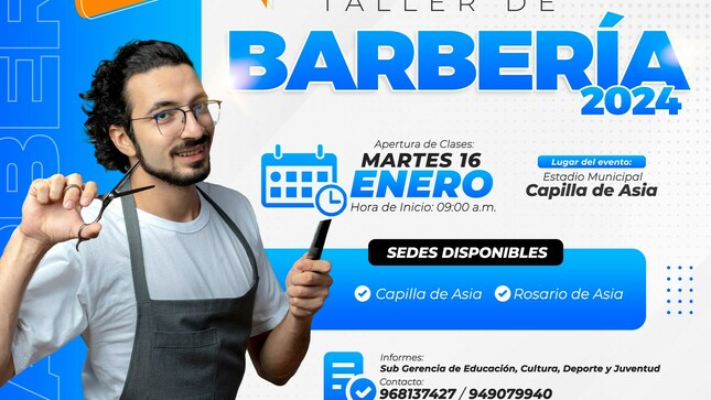 Talleres de verano Asia 2024 "Barberia"