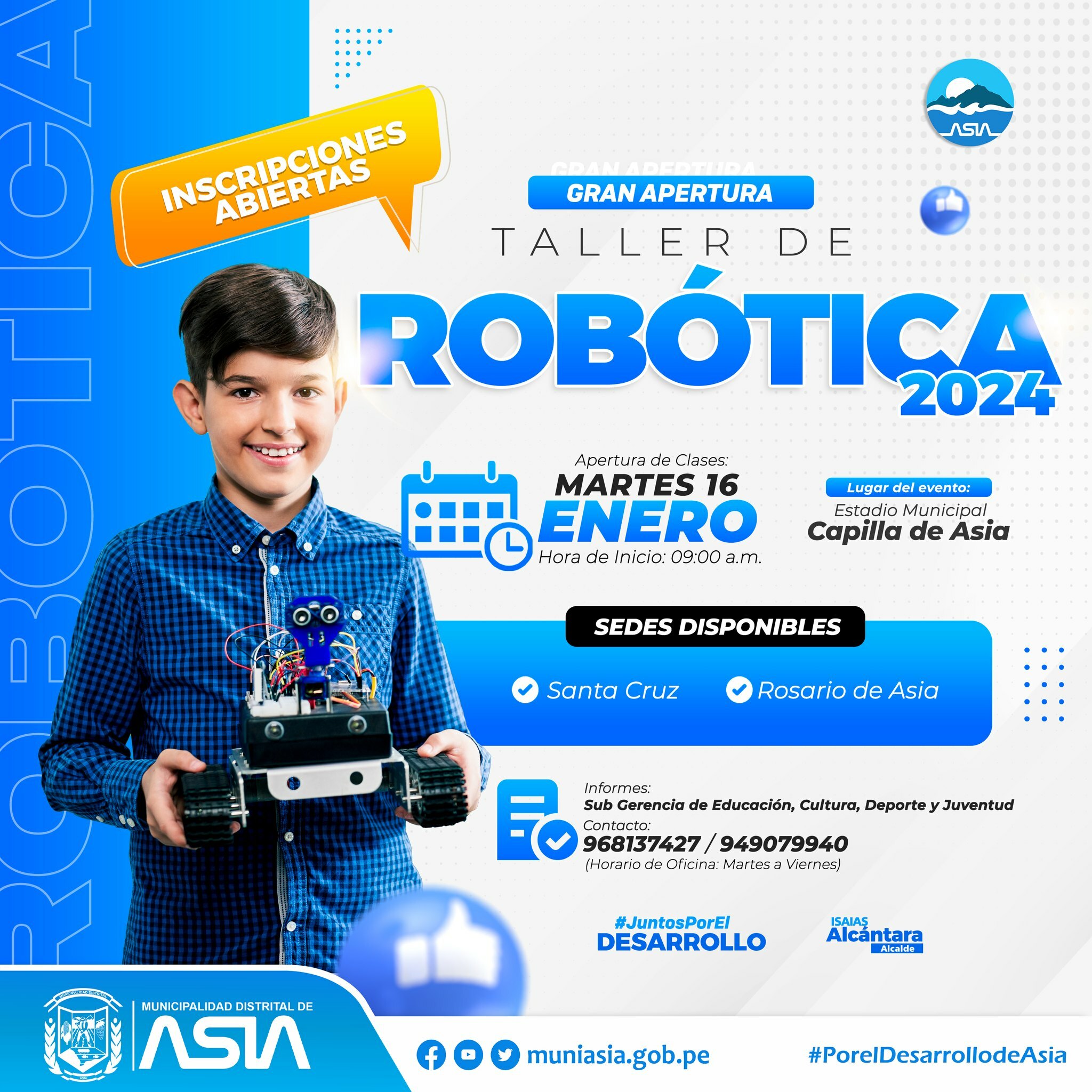 Talleres de verano Asia 2024 "Rob贸tica"