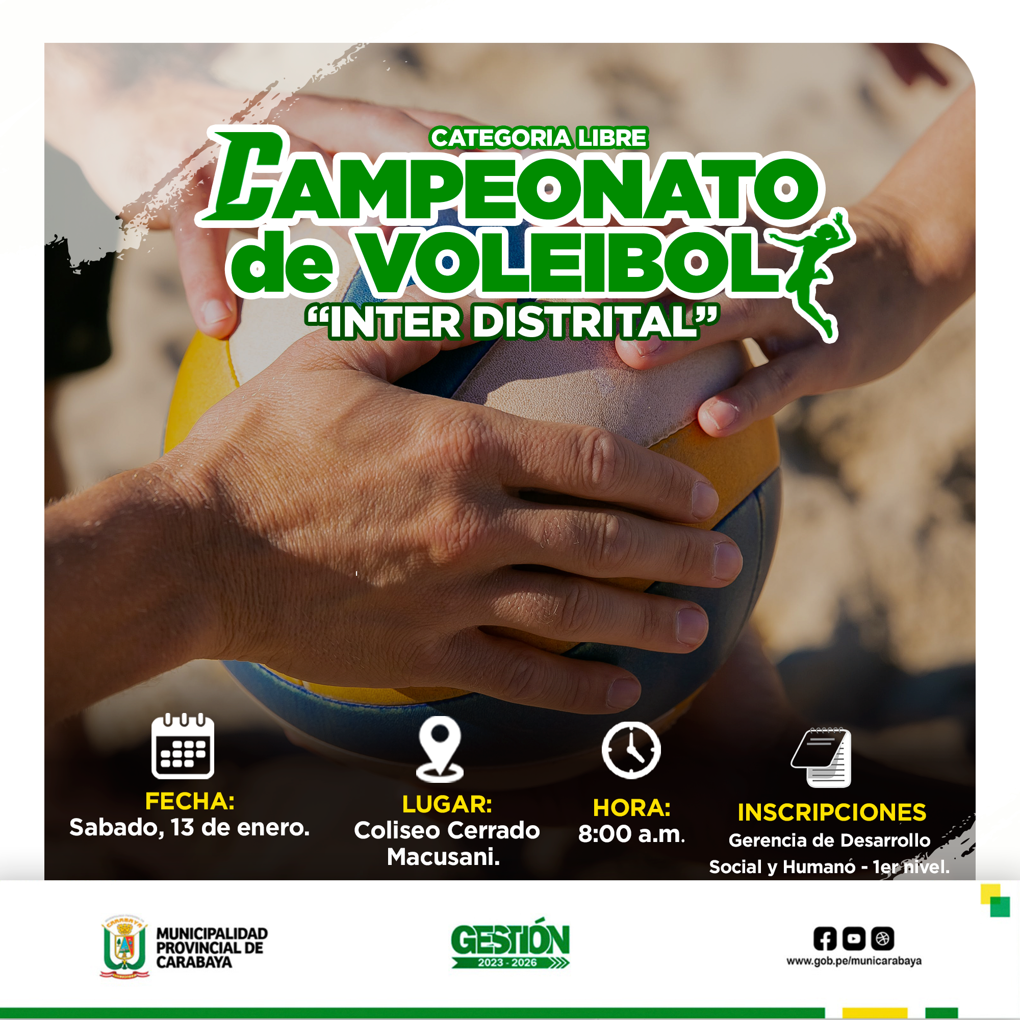 Campeonato de Voleibol Inter Distrital 2024