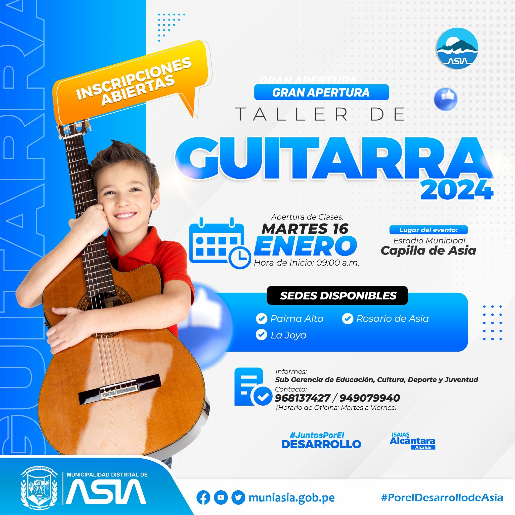 Talleres de verano Asia 2024 "Guitarra"