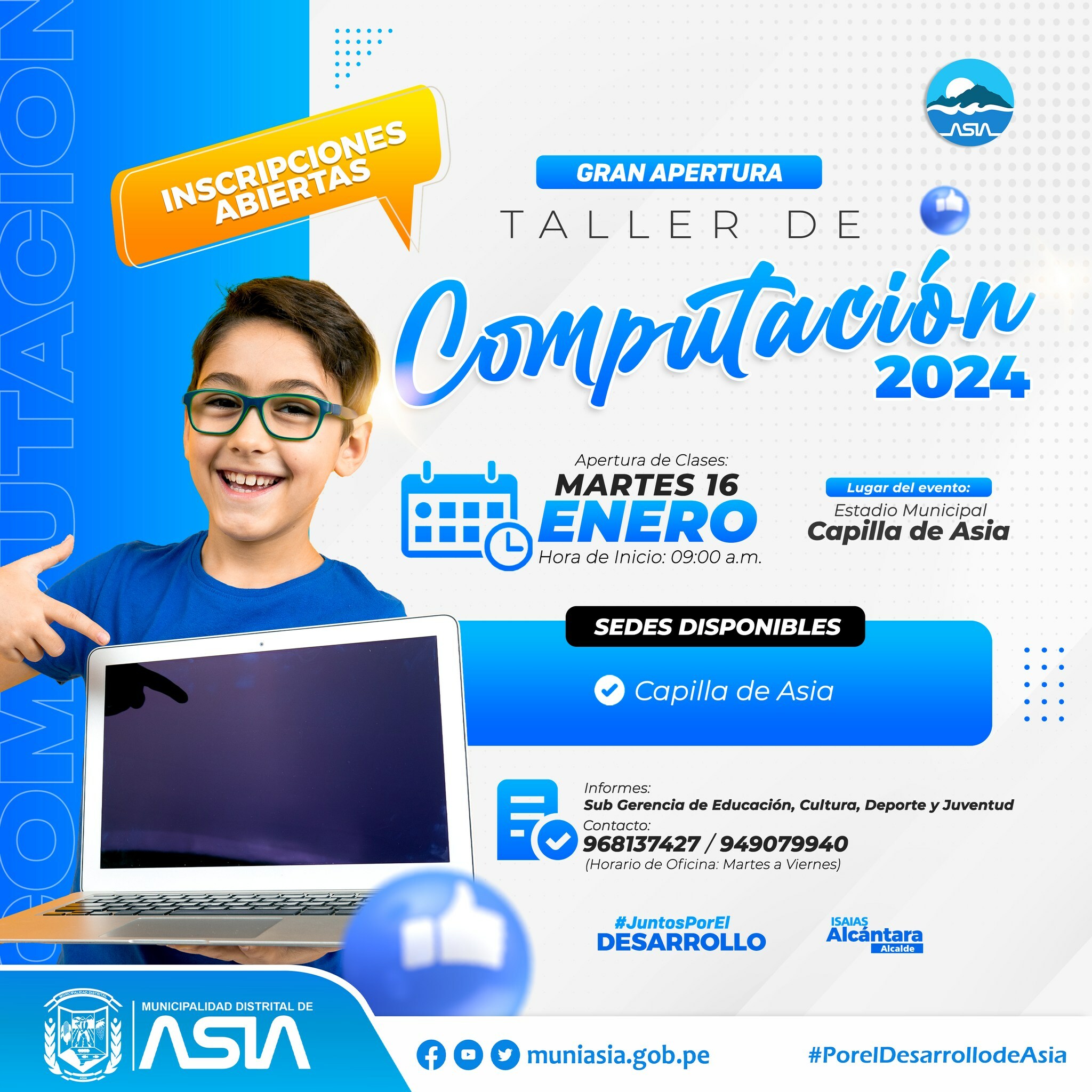 Talleres de verano Asia 2024 "Computaci贸n "