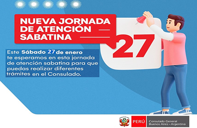 Atención Sabatina 27 enero