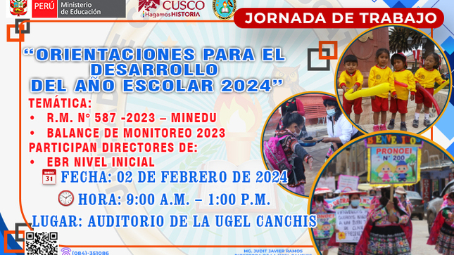 “Orientaciones para el  desarrollo del año escolar 2024”