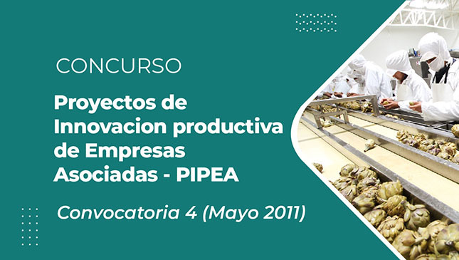 Concurso de Proyectos de Innovación productiva de Empresas Asociadas - PIPEA