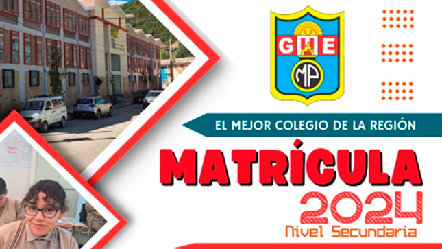 Matricula 2024 - Colegio emblemático MATEO PUMACAHUA