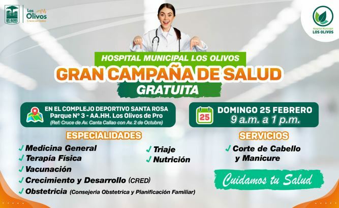 GRAN CAMPAÑA DE SALUD GRATUITA