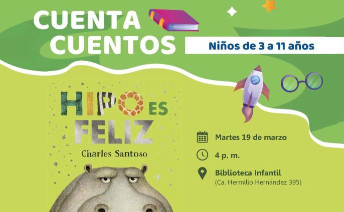 Cuenta cuentos “Hipo es feliz”