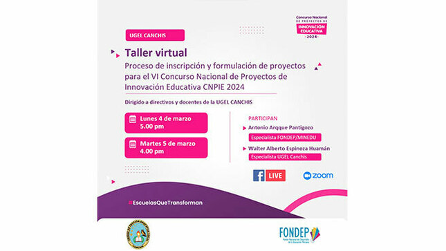 Convoca taller virtual