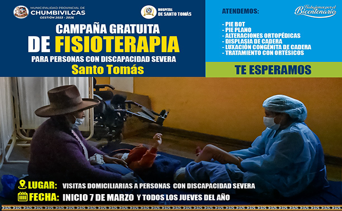 Campaña gratuita para personas con discapacidad