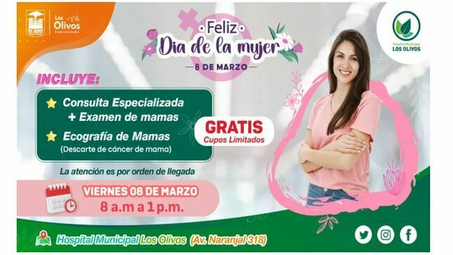 Promociones exclusivas en el HMLO por el Día de la Mujer.