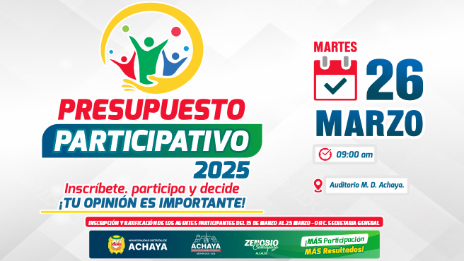 presupuesto participativo 2025