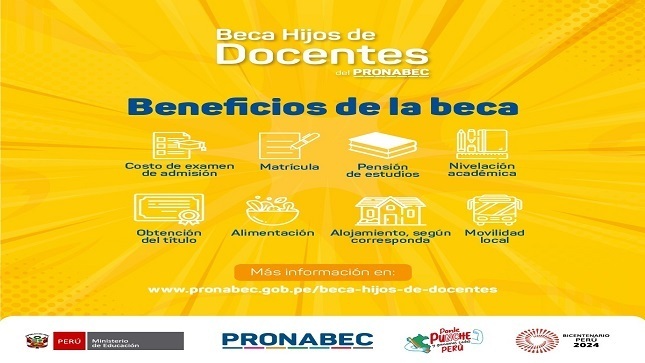 Beca hijos de docentes